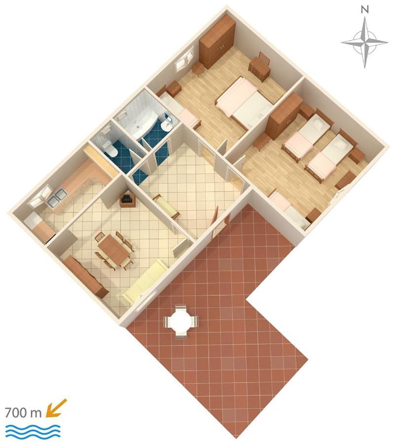 Apartment Biograd Na Moru 5899A Екстериор снимка